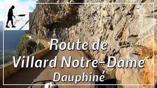 Route de Villard Notre-Dame, Balcony Road D219, Dauphiné, France - by motorcycle and drone