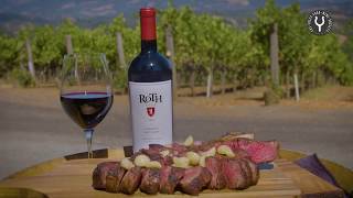 Roth Ultimate Eats: Grilled Porterhouse Steak with Garlic Confit and Roth Cabernet Sauvignon