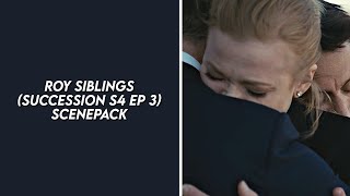 roy siblings, s4 ep3 scenepack PREVIEW (succession) [1080p] *see description!*