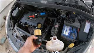 opel corsa d 1.4 how to change oil and filters