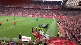 Man United vs Queens Park Rangers 4-0 Stretford end 2014