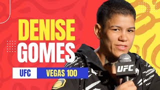 Denise Gomes makes plea or UFC top 15 ranking after defeating Karolina Kowalkiewicz