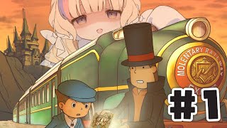 taking my weird british child for a TRAIN RIDE! | Professor Layton and the Diabolical Box