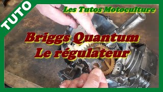 Moteur tondeuse Briggs Quantum : Le régulateur panne et fonctionnement