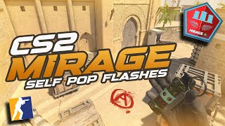 SELF POP FLASHES on Mirage #cs2