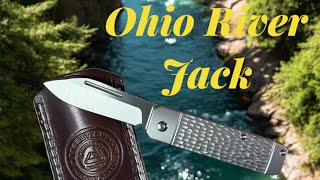 Jigged Titanium and S90V 🔥 The Ohio River Jack! Drops on 10/10/24 at TraditionalPocketKnives.com