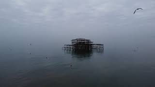 4K drone flight along Brighton Seafront