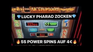 Lucky Pharao 55 MEGA POWER SPINS auf 4€ 🤑 MERKUR Magie Spielhalle Spielothek Casino slots