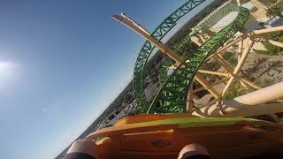 Cheetah Hunt Front Row Pov Busch Gardens Tampa Bay Intamin Blitz Coaster