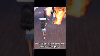 Secret FLAMETHROWER Code DTI (Dress To Impress) #dresstoimpress #dti