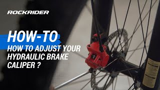 TUTO 🔧 How to adjust your hydraulic brake caliper ? By ROCKRIDER