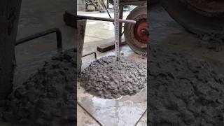 Test slump concrete on site #concrete #construction