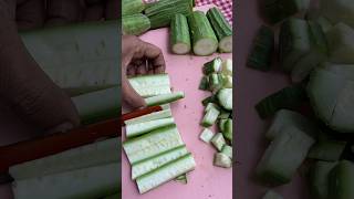 Fruit Ninja of RIDGEGOURD | Amazing Fruits Cutting Skills | Indian Street Food in 2023 #shorts #food