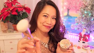 ASMR ☃️ Doing Your Holiday Makeup 🎄(Part 2) *Soft Spoken*