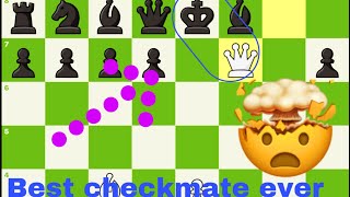 Best opening and chess trap | checkmate just in 8 moves with queen and bishop