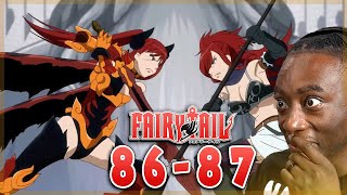 ERZA VS ERZA!! Fairy Tail -  Episode 86, 87 | Reaction