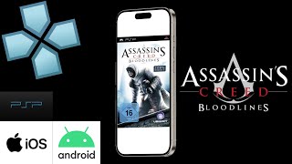 Assassin's Creed: Bloodlines - PSP Emulator - iPhone Pro Max - 4K Mobile iOS Android - PPSSPP