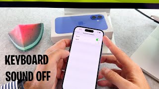 How To Turn On Off Keyboard Sound On iPhone 16 / iPhone 16 Plus