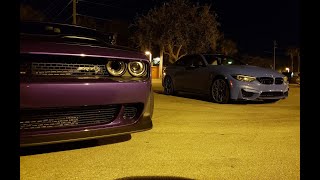 Challenger Hellcat vs F80 BMW M4 Competition