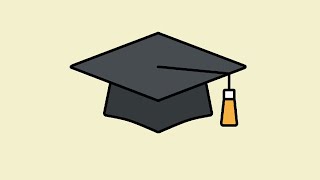 Graduation Hat | How to Draw Graduation Hat | Graduation Hat Drawing | Draw and Color Graduation Hat