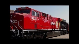 Perth Ont night time catch train meet east bound 119& west bound 133 train cpkc