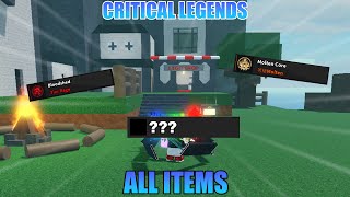 Cách Lấy Toàn Bộ Vật Phẩm Trong Critical Legends (Phần 1)