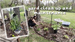 GARDEN VLOG Front Yard Clean Up & Landscaping!