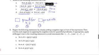 Predicate Logic Ex07, Ex08