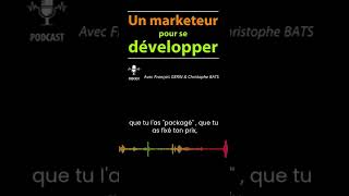 Packager ton offre + fixer un prix + trouver des prospects + mener un entretien de vente