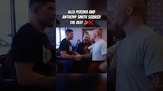 Alex Pereira and Anthony Smith End Beef 🥩