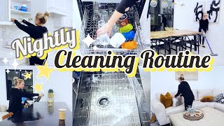 🌙RELAXING NIGHTTIME CLEAN WITH ME | CLEAN WITH ME AFTER DARK | NIGHTLY CLEANING ROUTINE 2021