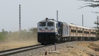 MONSTROUS Dust Rising Wide Cab EMD - Fast Diesel Train | Indian Railway