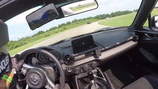 ND2 Miata chasing R35 GTR Gingerman Raceway