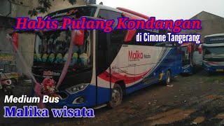 Weding Bus || Pulang Dari Acara Pernikahan Di Cimone Tangerang || Medium Bus Malika Wisata