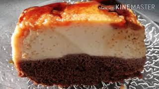 Cake au flan(طريقة تحضير كيكة الفلان (قدرة قادر