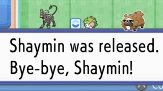 I Released My Shiny Shaymin