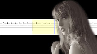 Taylor Swift - Florida!!! ft Florence and The Machine (Easy Guitar Tabs Tutorial)