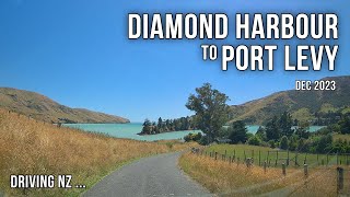 Driving New Zealand: Diamond Harbour to Port Levy | 4K scenic drive