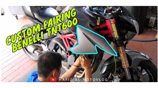 CUSTOM FAIRING BENELLI TNT600 | WALKAROUND FZ150 CONVERT R15 V2 & GS1200 | FIRST CUSTOM MT-25