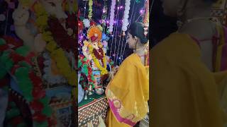 Jay Gajanan 🙏🏻❤️ Ganpati Bapa Morya #shortvideo #shorts #freedomlifeparmi