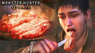 MONSTER HUNTER WILDS Cooking Animation Scene