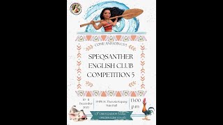 Live - Speqsanthers English Club Competition - Story Telling Competition Senior High School - 2023 -