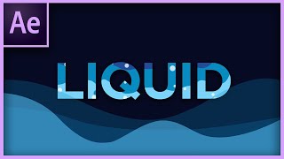 Liquid Text Animation in After Effects CC 2020