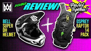 Perfect together! Bell Super DH helmet & Osprey Raptor 14 pack.