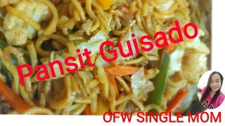 Panlasang pinoy pansit guisado#buhayofw#pinoyfood