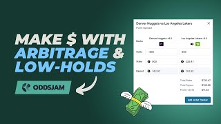 How To Use The Arbitrage & Low-Hold Tools On OddsJam To Build Your Bankroll!