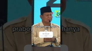 Prabowo Gibran hanya alat