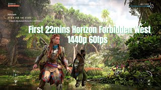 First 22 mins Horizon Forbidden West -1440p 60fps