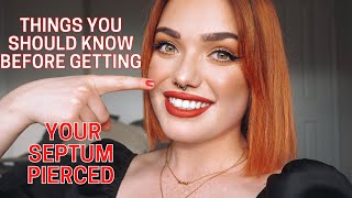 Things You Should Know Before Getting Your SEPTUM Pierced 🤟🏼