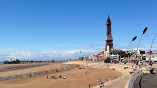 Boulevard Hotel and Blackpool tower tour 4k 60fps